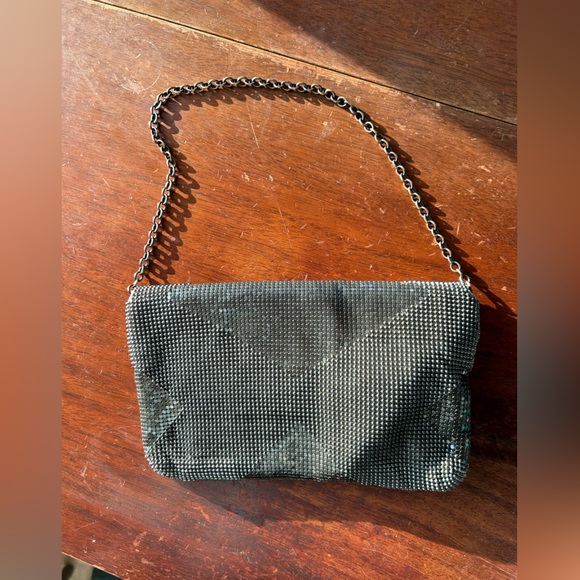 BCBGMAZRIA, metal chain clutch purse - Picture 9 of 11